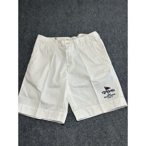Rare‎ Polo Ralph 1967 Yacht Club Q Pier 18 Shorts Sz 36 Ivory Sailing Summer